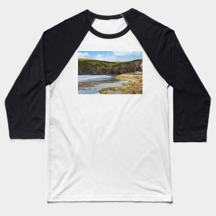 Newport Sands Beach - Cliffs & Rocks - Pembrokeshire Coast Baseball T-Shirt